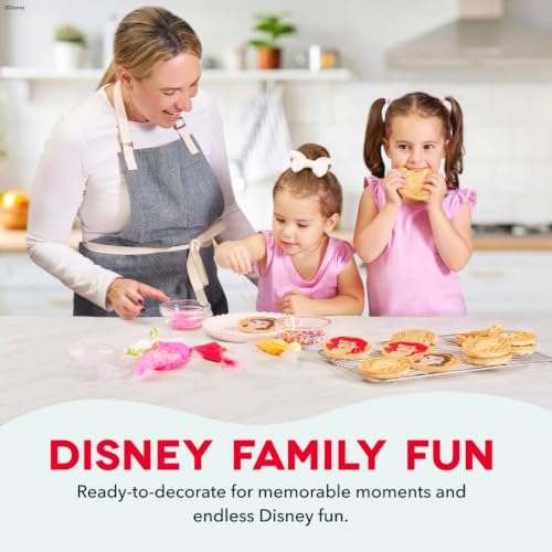 Disney | Dash Princess MultiMaker Mini Waffle Maker, Ceramic Nonstick, Pink