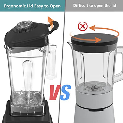 OMMO Blender 1800W, High Speed Countertop Blender with 60oz BPA-Free Jar