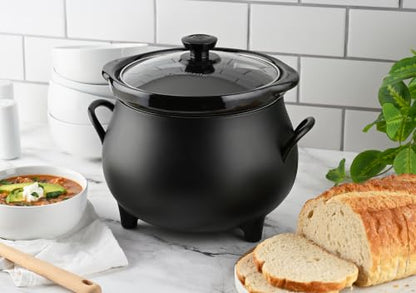Toastmaster 4 Quart Cauldron Slow Cooker with Removable Crock