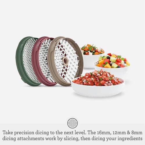 Breville BFP838 Paradice 16 Cup Food Processor and Dicer, Large, Brushed Stainless Steel