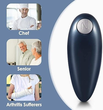 One-Touch Electric Can Openers Automatic Hand Free Can Opener for Arthritis and Seniors, Safety Can Opener Smooth Edge, Best Kitchen Gadget for Restaurant Home Use