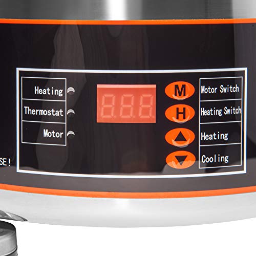 ALDKitchen 4-Tier Chocolate Fountain Machine – 3kg Capacity, Stainless Steel, Digital Thermostat 30–110°C, 300W, 110V – Commercial Fondue Fountain for Parties and Events (4 Tiers)