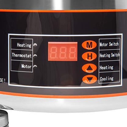 ALDKitchen 4-Tier Chocolate Fountain Machine – 3kg Capacity, Stainless Steel, Digital Thermostat 30–110°C, 300W, 110V – Commercial Fondue Fountain for Parties and Events (4 Tiers)