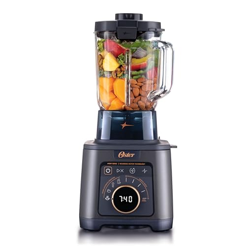 Titan Performance Blender for Smoothies, Salsa, and Soups, 84oz Glass Jar, 4 iBlend Preset Functions, 5 Manual Speeds, 2200-Watts, Reversible Motor Technology, Self-Cleaning Appliance
