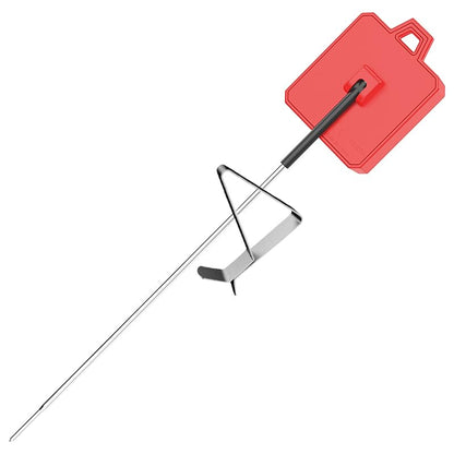 Digital Candy Thermometer with Pot Clip,Alarm Function,10'' Long Probe,Rotatable Display, Programmable Instant Read Food Candy Thermometer for Candy Making,Candle Smoker, Oil Cooking