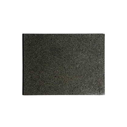Kota Japan Premium Non-Stick Natural Black Granite Stone Pastry Cutting Board Slab 12" X 16" with No-Slip Rubber Feet for Stability and to Protect your Countertops | Easy to Clean | Stays Cool