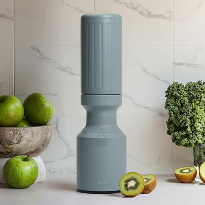 Beast Mighty 850 Stainless Steel | Compact Personal Blender | Extra Vessels | Keeps Blends Cold | Smoothies, Shakes, Sauces, Dips | Portable Straw Caps and Lids | 850W (Mist)