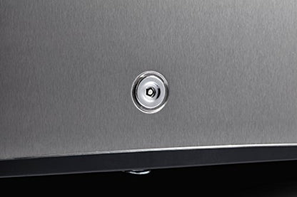 Whynter CUF-112SS Mini, Energy Star Rated Small Upright Freezer with Lock, Stainless Steel -1.1 Cubic Feet