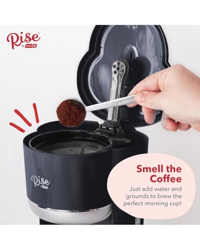 Rise by Dash 10 Cups Black Coffee Maker