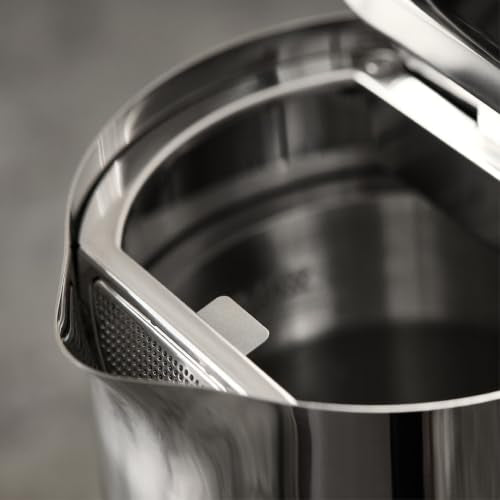 Aarke Kettle - Electric Stainless Steel Tea Kettle 1.2L (40oz), Steel