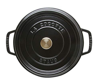 Staub Round Dutch Oven 4-Quart Matte Black