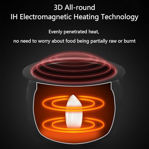 Automatic Cooking Machine, 6L Auto Cooking Wok Fried Rice Machine, One-Click Smart Start, 360 ° Automatic Rotation, for Stir Frying, Stewing, Cooking