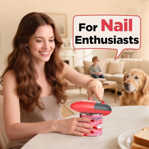 Electric Can Opener, Battery Operated Automatic Can Openers for Seniors