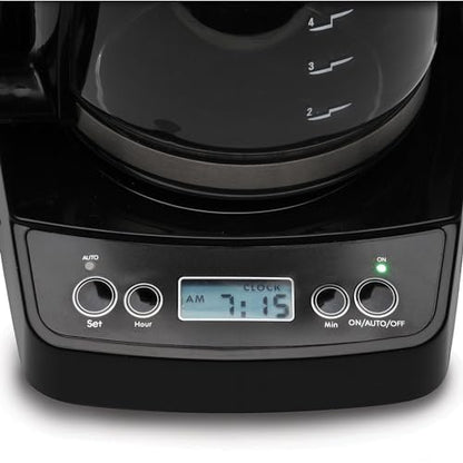 Capresso 5-Cup Mini Drip Coffee Maker, Black and Stainless Steel