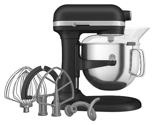 KitchenAid 7 Quart Bowl-Lift Stand Mixer with Accessories, KSM70SKXX, Cast Iron Black