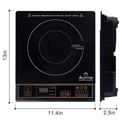 Duxtop 1800W Portable Induction Cooktop Countertop Burner, Gold 8100MC