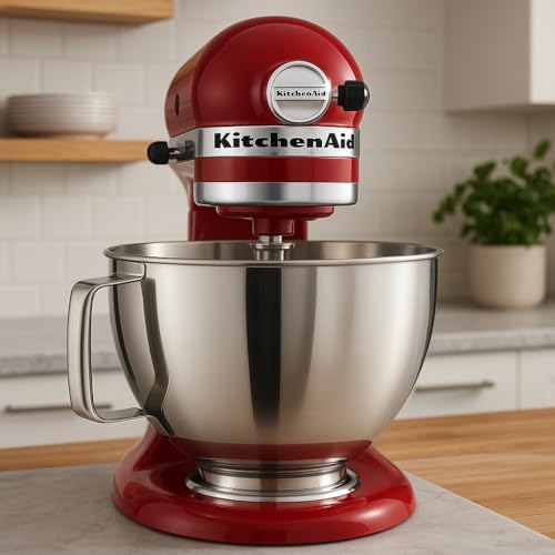 Kitchen Aid Tilt-Head Stand Mixer 4.5 Quart KSM85PBER, Empire Red