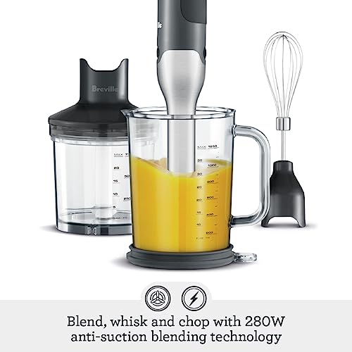 Breville BSB510XL Control Grip Immersion Blender, Brushed Stainless Steel