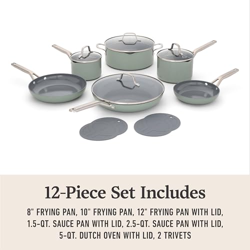 Calphalon® Ceramic Nonstick 12-pc. Cookware Set