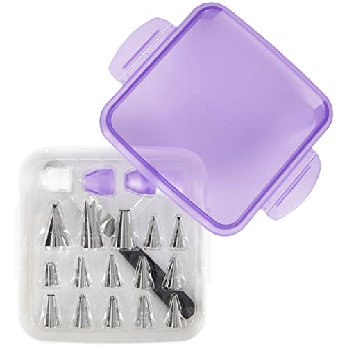 Wilton Decorating Essentials Frosting Piping Kit with Storage Box, Cake & Cupcake Decorating Set, 33 Piece Set