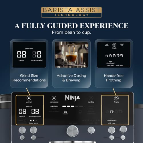 Ninja Luxe Café Premier 3-in-1 Espresso Machine, Drip Coffee, & Cold Brew