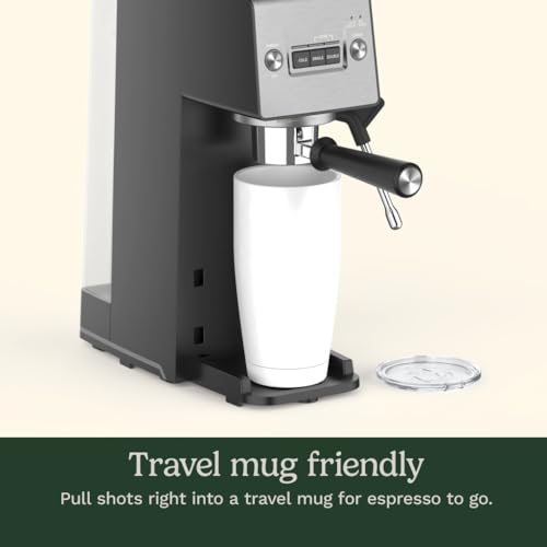 Cuisinart Espresso Bar Slim Coffee Espresso Machine, Makes Hot or Cold Cafe-Quality Beverages Including Cappuccino, Lattes, and Cold Extracted Drinks, Steam/Frothing Wand for Milk-Based Drinks,EM-160