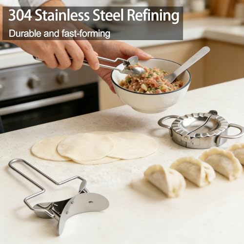 Professional 13 PCS Pasta Making Tools Set,Including Stainless Steel Adjustable Rolling Pin, Pasta Drying Rack, Ravioli Mold Cutter, Pasta Maker Kit for Homemade Fettuccine, Lasagna, Gnocchi, Dumpling