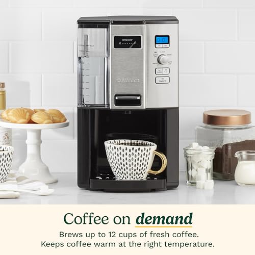 Cuisinart Drip Coffee Maker, Programmable & Self-Cleaning, 12-cup Capacity
