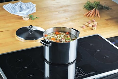 Farberware Classic Series Stainless Steel Stock Pot with Lid, 8-Quart, Silver