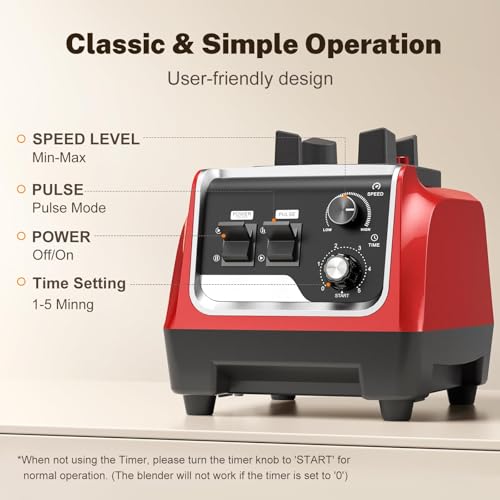 Blenders for Kitchen Powerful 1800 Watt Motor Smoothie Blender 70 Oz Large Capacity and BPA-Free Containers with To Go Cup, Countertop Blender for Smoothies, Ice Crushing & Frozen Drinks