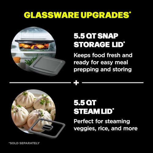 Ninja® Crispi™ Microwave & Air Fryer with FusionCrisp, Silver, MW101