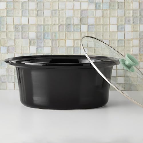 6 Quart Manual Slow Cooker, Green Sage