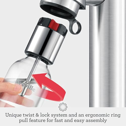 Breville InFizz Fusion Sparkling Drink Carbonator, Olive Tapenade