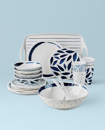 Lenox Blue Bay Melamine 20-Piece Dinnerware Set for 4