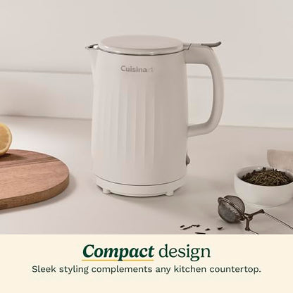 Cuisinart Electric Kettle, Stainless Steel Interior, One-Touch, 1 Liter