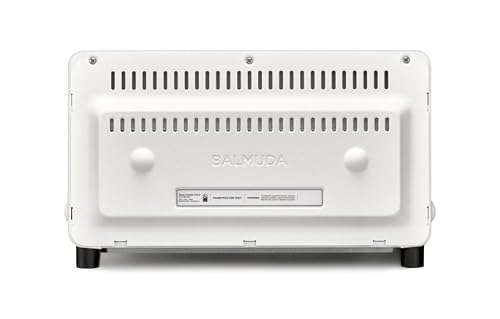 BALMUDA The Toaster Pro | Steam Oven Toaster | Compact 14.1″W × 12.6″D × 8.2″H | 6 Modes: Shokupan, Golden Toast, Pizza, Croissant, Oven, Salamander Grill | (Baking Tray Sold Separately) | Off-white