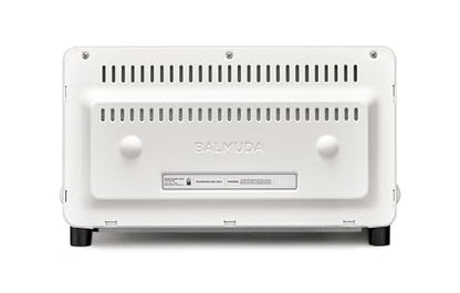 BALMUDA The Toaster Pro | Steam Oven Toaster | Compact 14.1″W × 12.6″D × 8.2″H | 6 Modes: Shokupan, Golden Toast, Pizza, Croissant, Oven, Salamander Grill | (Baking Tray Sold Separately) | Off-white