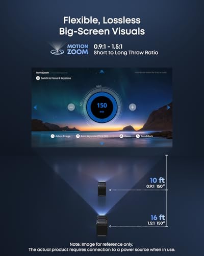 Nebula X1 4K Projector by Anker, Triple Laser Portable Home Theater, Dolby Vision, ISF & TUV Certified, 3500 ANSI Lumens, 56000:1 Contrast, Auto-Align Gimbal, GTV, Indoor & Outdoor, Backyard, Camping
