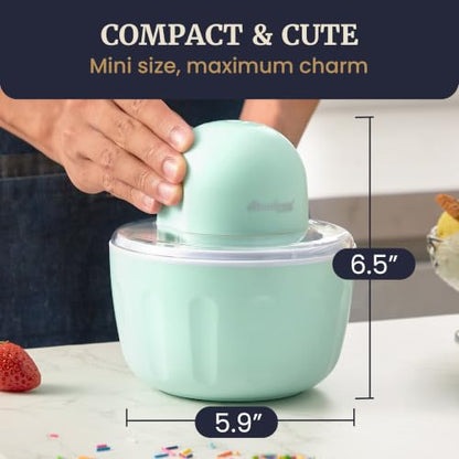Elite Gourmet Americana Pint Perfect EIM1205M 1 Pint Freezing Mug, Mint