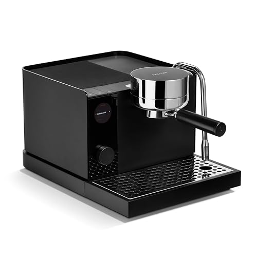 Fellow Espresso Series 1 – Home Espresso Machine – Heats in Under 2 Minutes, Precise Temperature Control, Pressure Profiling, Built-In Guidance, Assisted Milk Steaming, Matte Black