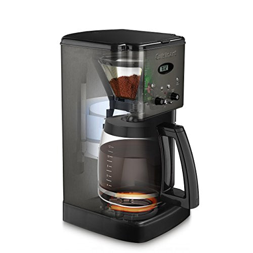 Cuisinart 12 Cup Brew Central Maker Coffee Maker, Black Stainless Steel, DCC-1200BKSNAS