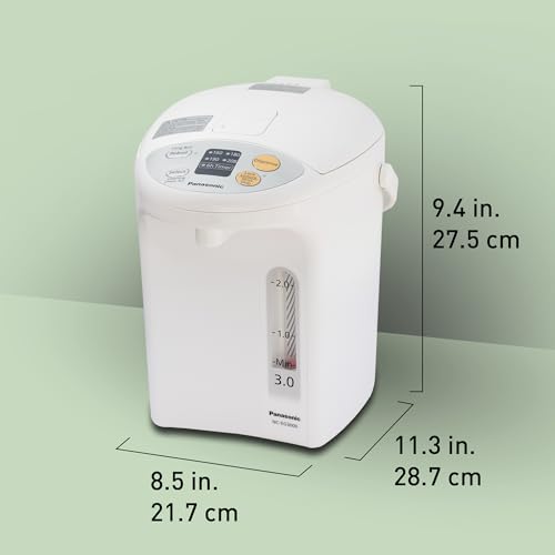 Panasonic Hot Water Dispenser, Electric Kettle with 4 Temp Presets