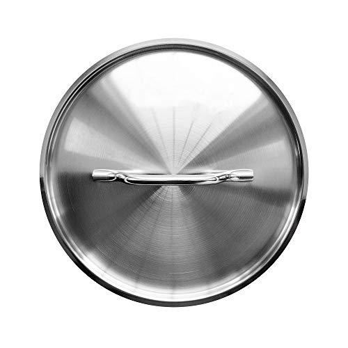 Update International 16 Qt Stainless Steel Stock Pot w/Cover, silver, SPS-16