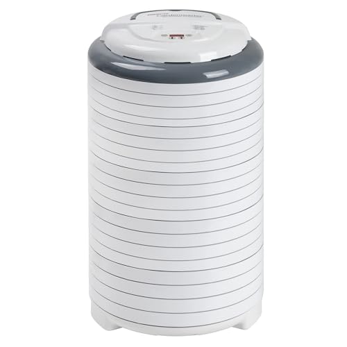NESCO FD‑1040 Gardenmaster Digital Pro 4 Tray Food Dehydrator for Home Food Preservation, White Electric Dehydrator with Expandable Tray Capacity
