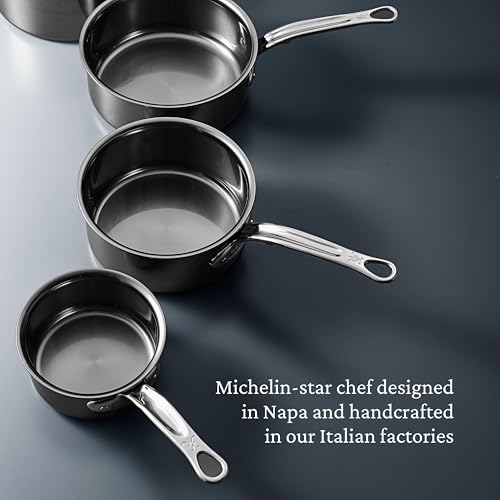 Hestan - NanoBond Collection - Stainless Steel Titanium Butter Warmer, Induction Cooktop Compatible, 0.75 Quart