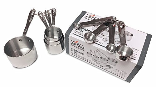 All-Clad Stainless-Steel 8 pc. Standard-Size Measuring Cup & Spoon Combo Set