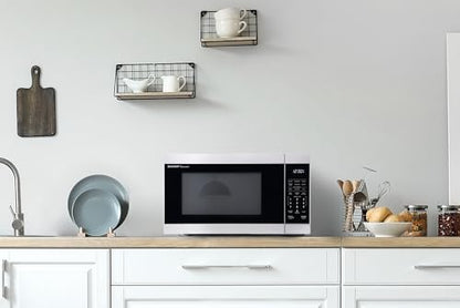 SHARP Countertop Microwave Oven with Removable 12.4" Carousel Turntable, 1000 Watt, 1.1 Cubic Feet, Stainless Steel