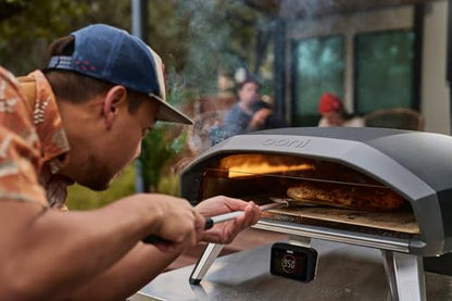 Ooni Koda 2 Pro Gas Pizza Oven – 18" Gas Powered Outdoor Oven with 28 mBar Regulator and Gas Hose, Gas powered Portable Pizza Oven - Black