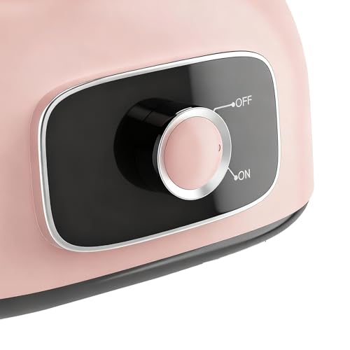 Cotton Candy Maker, Mini Pink Cotton Candy Machine for Weddings, Birthday Parties, Christmas and Halloween, Easy to Clean, Home Use
