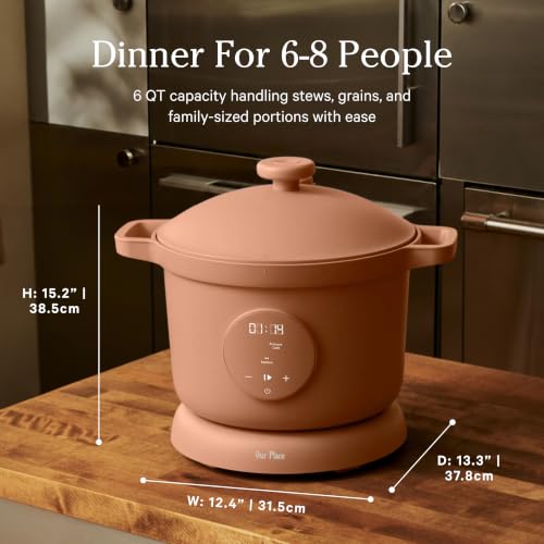 Our Place Dream Cooker, 6 Qt Ceramic Nonstick Pressure Cooker & Multicooker